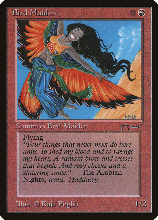 Bird Maiden (Dark Mana Cost) [Arabian Nights] | D20 Games