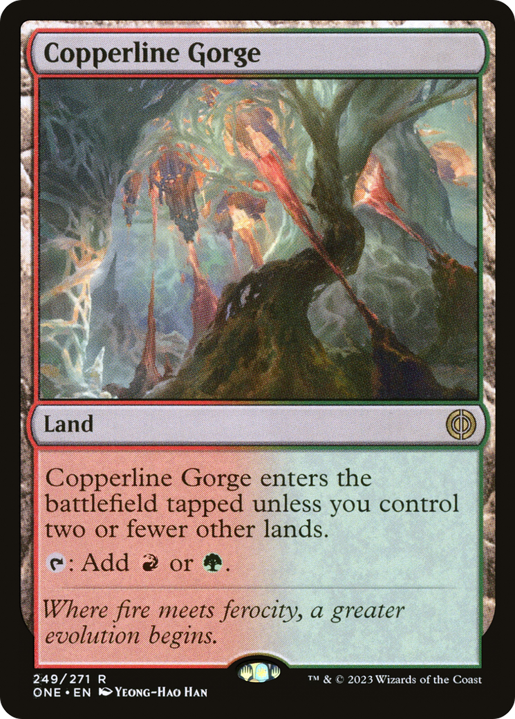 Copperline Gorge [Phyrexia: All Will Be One] | D20 Games