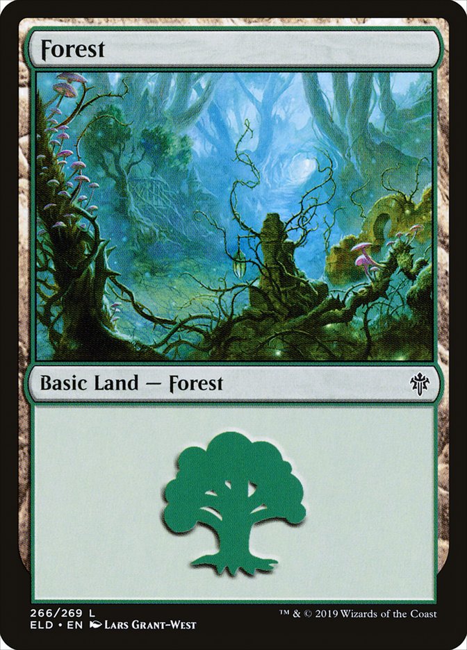 Forest (266) [Throne of Eldraine] | D20 Games