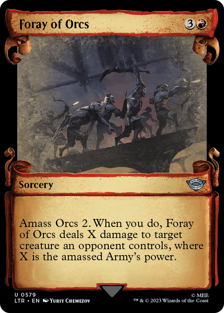 Foray of Orcs [The Lord of the Rings: Tales of Middle-Earth Showcase Scrolls] | D20 Games