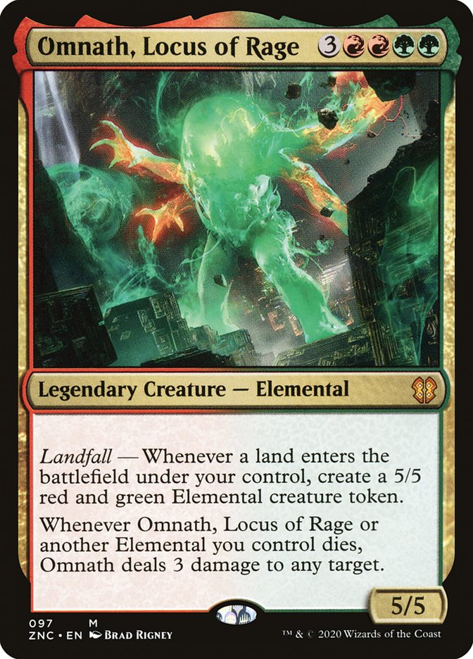 Omnath, Locus of Rage [Zendikar Rising Commander] | D20 Games