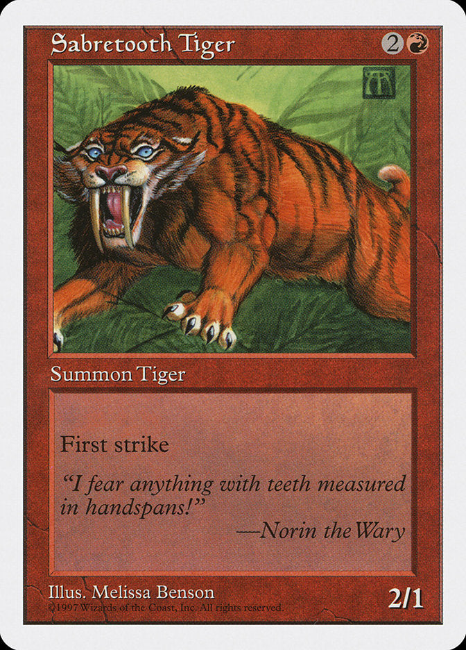 Sabretooth Tiger [Fifth Edition] | D20 Games