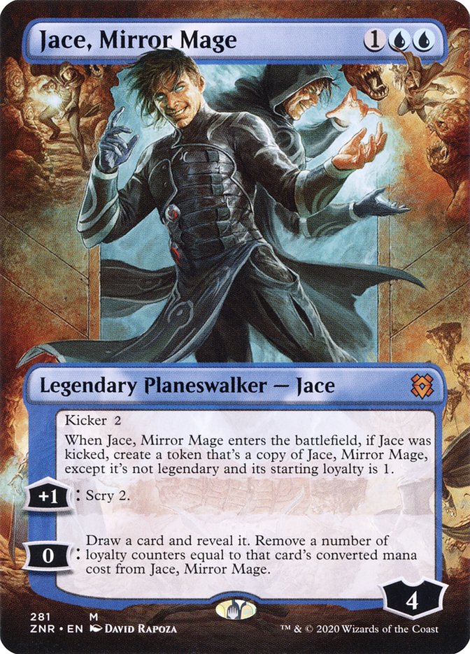 Jace, Mirror Mage (Borderless) [Zendikar Rising] | D20 Games