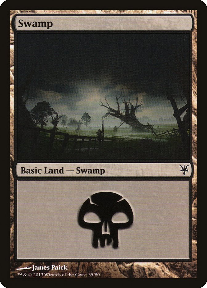 Swamp (35) [Duel Decks: Sorin vs. Tibalt] | D20 Games