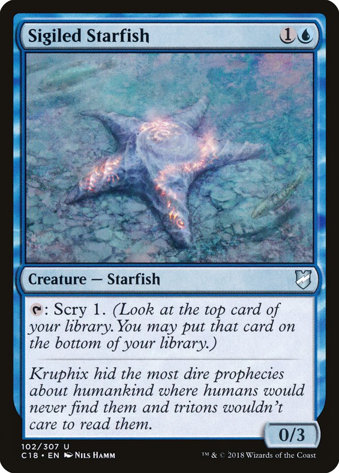 Sigiled Starfish [Commander 2018] | D20 Games