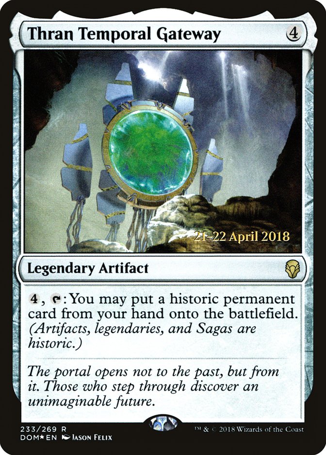 Thran Temporal Gateway  [Dominaria Prerelease Promos] | D20 Games