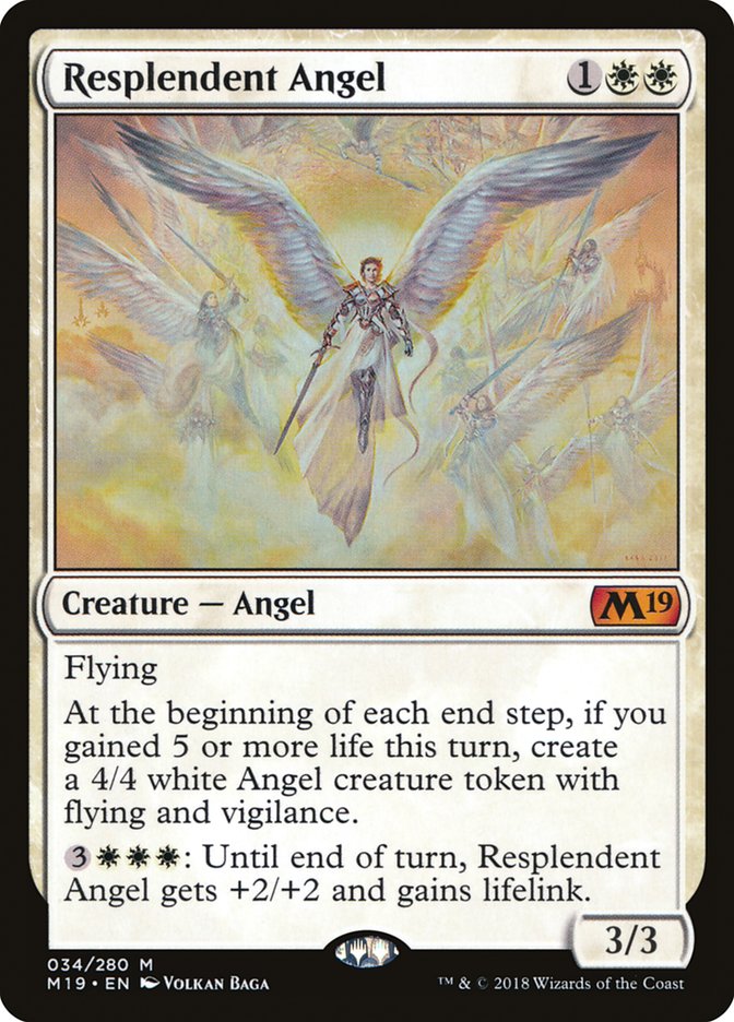 Resplendent Angel [Core Set 2019] | D20 Games