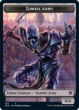 Zombie Army Double-Sided Token [Starter Commander Decks] | D20 Games