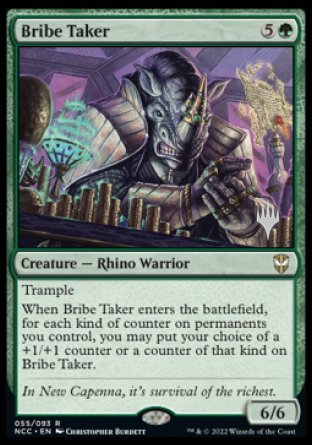Bribe Taker (Promo Pack) [Streets of New Capenna Commander Promos] | D20 Games