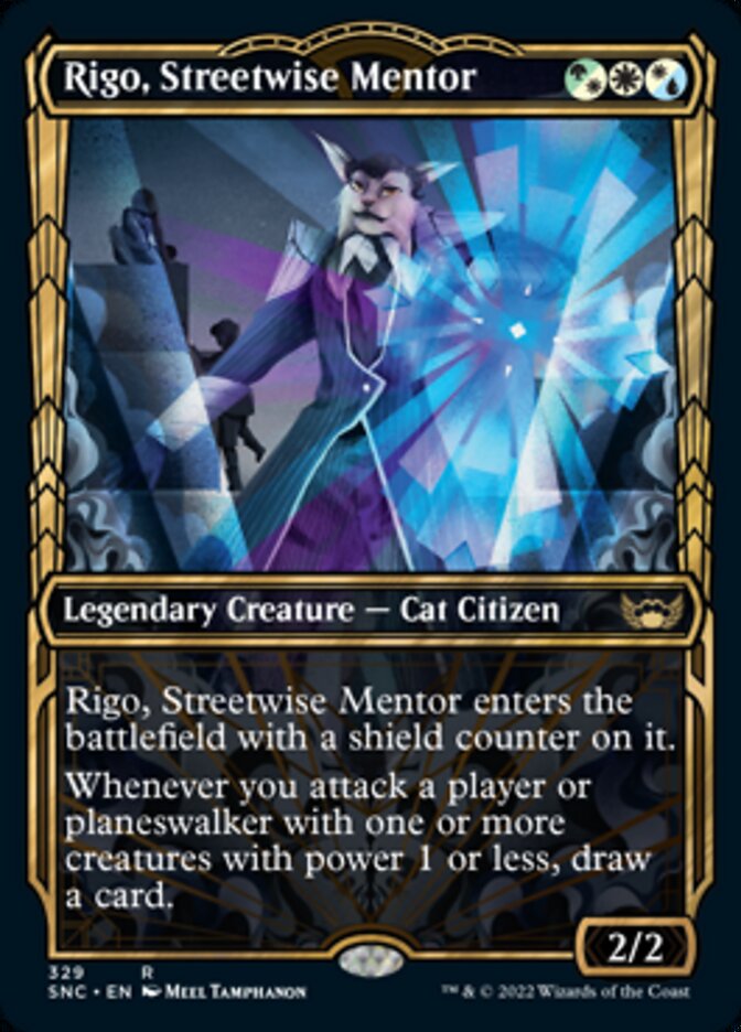 Rigo, Streetwise Mentor (Showcase Golden Age) [Streets of New Capenna] | D20 Games