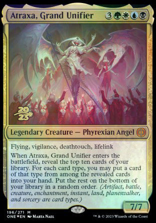 Atraxa, Grand Unifier [Phyrexia: All Will Be One Prerelease Promos] | D20 Games