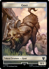 Bird // Goat Token [The Lord of the Rings: Tales of Middle-Earth Commander Tokens] | D20 Games