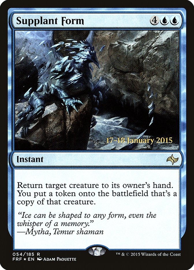 Supplant Form  [Fate Reforged Prerelease Promos] | D20 Games