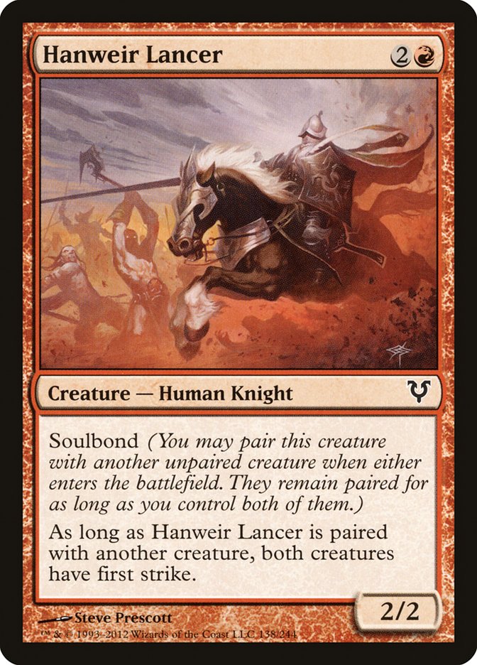 Hanweir Lancer [Avacyn Restored] | D20 Games