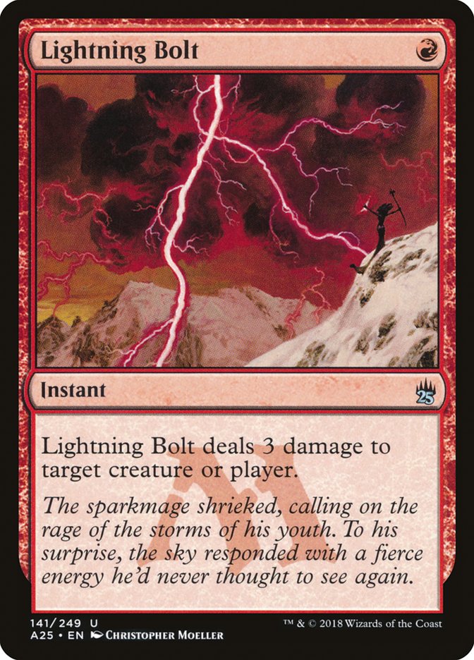 Lightning Bolt [Masters 25] | D20 Games