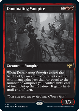 Dominating Vampire [Innistrad: Double Feature] | D20 Games