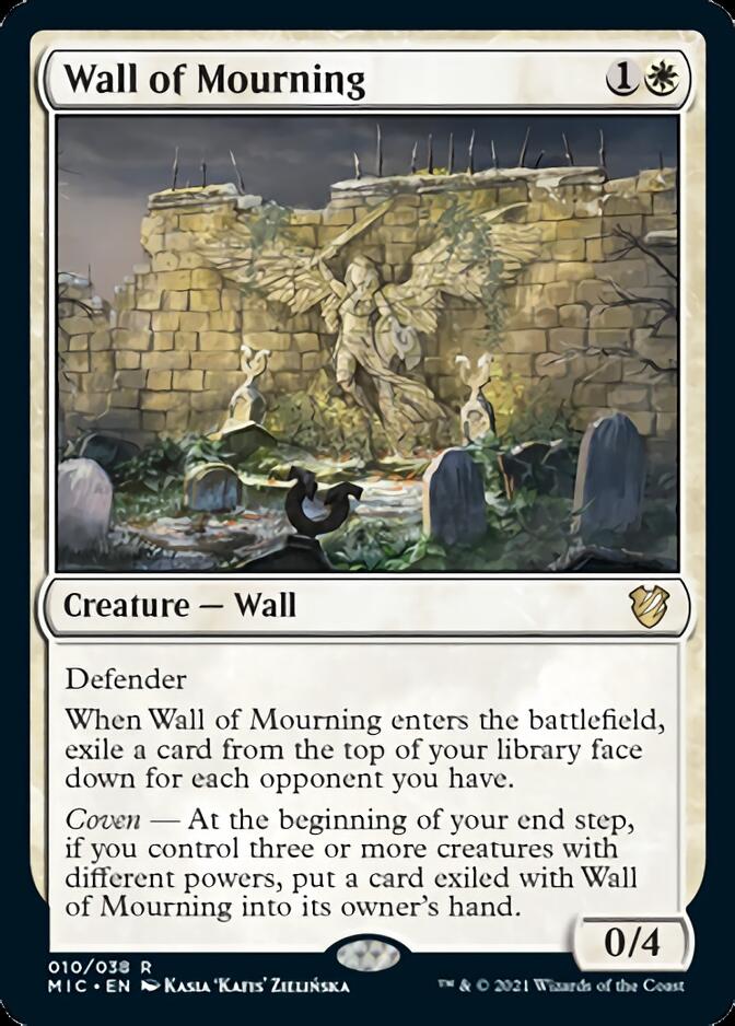 Wall of Mourning [Innistrad: Midnight Hunt Commander] | D20 Games