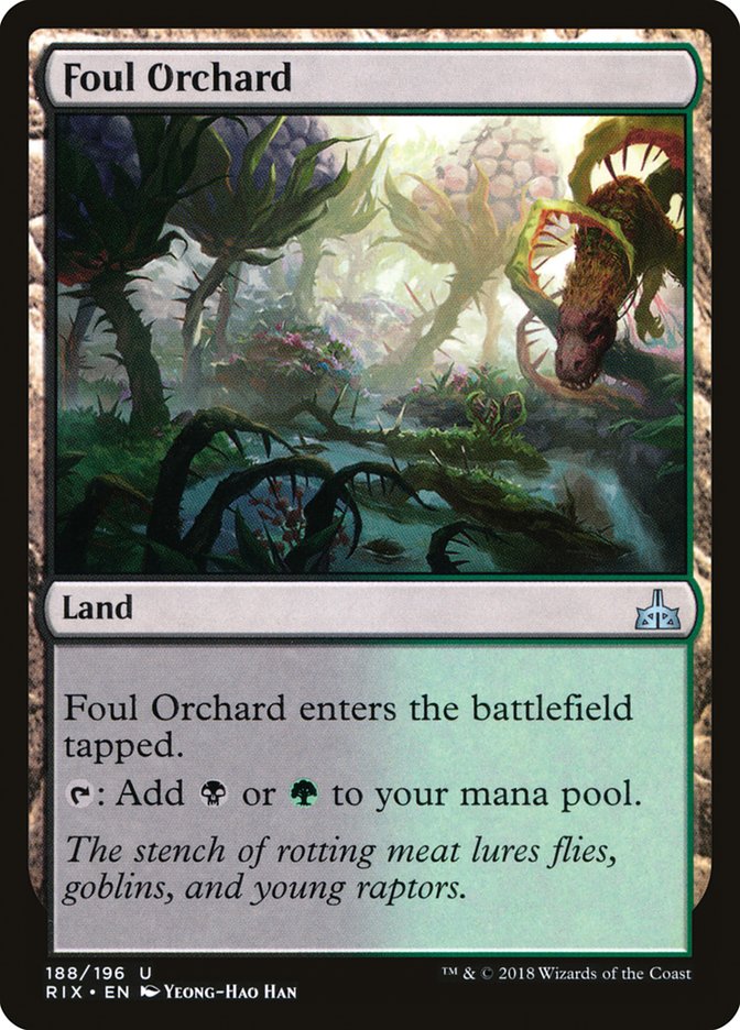 Foul Orchard [Rivals of Ixalan] | D20 Games