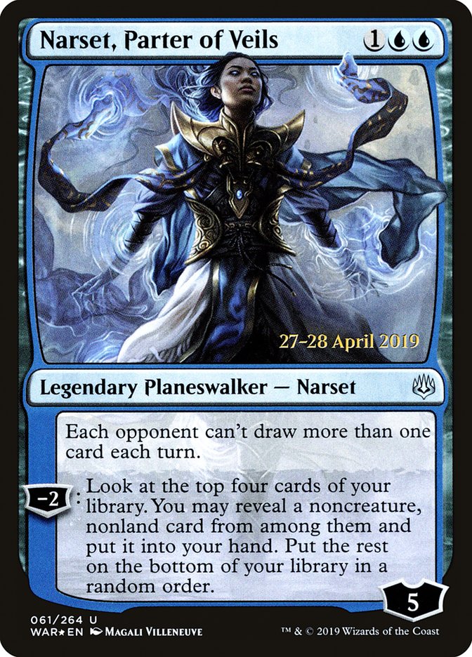 Narset, Parter of Veils  [War of the Spark Prerelease Promos] | D20 Games