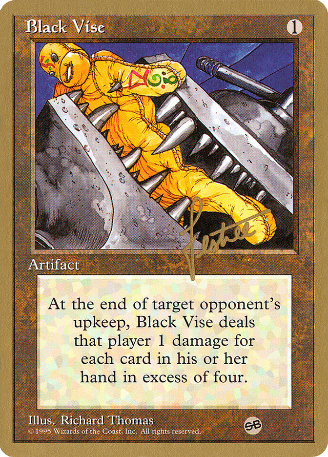 Black Vise (Bertrand Lestree) (SB) [Pro Tour Collector Set] | D20 Games