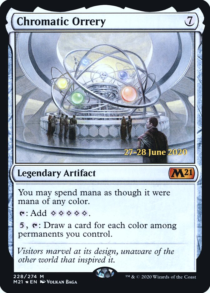 Chromatic Orrery  [Core Set 2021 Prerelease Promos] | D20 Games