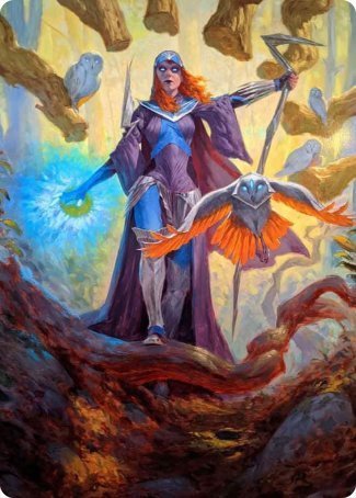 Kasmina, Enigma Sage Art Card [Strixhaven: School of Mages Art Series] | D20 Games