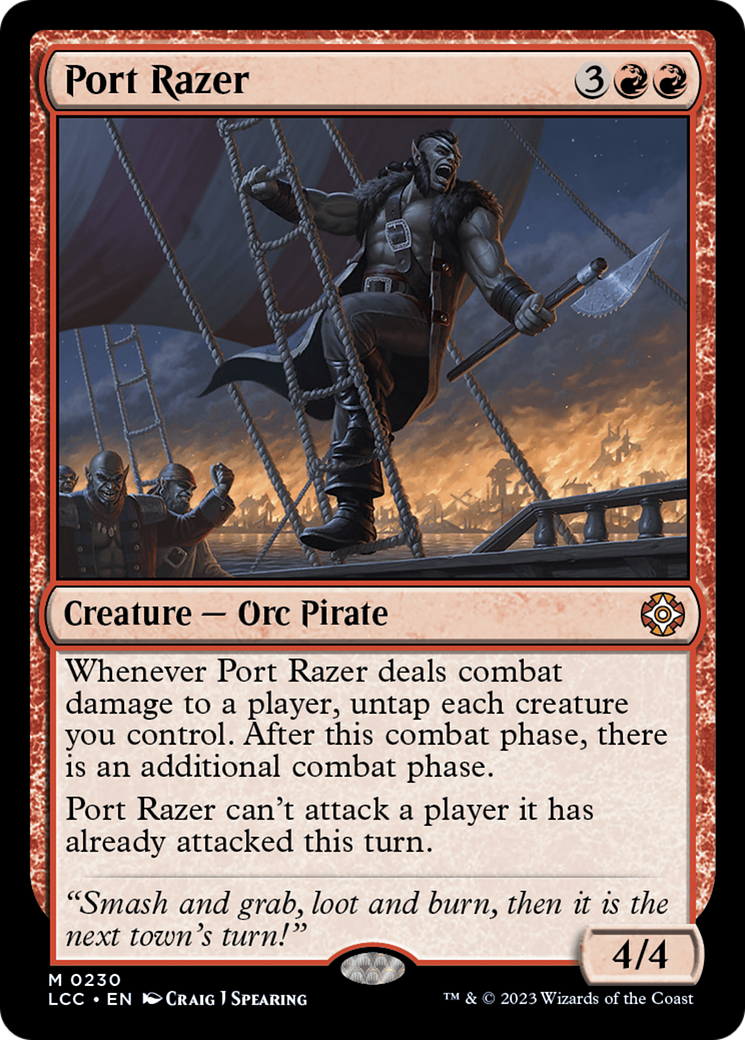 Port Razer [The Lost Caverns of Ixalan Commander] | D20 Games