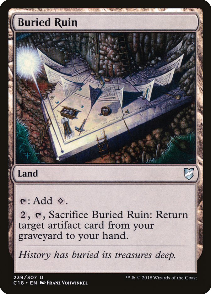 Buried Ruin [Commander 2018] | D20 Games