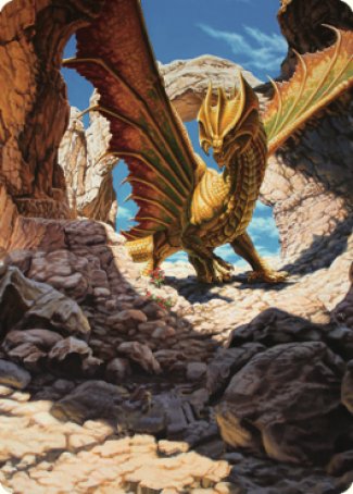 Ancient Brass Dragon Art Card (02) [Commander Legends: Battle for Baldur's Gate Art Series] | D20 Games