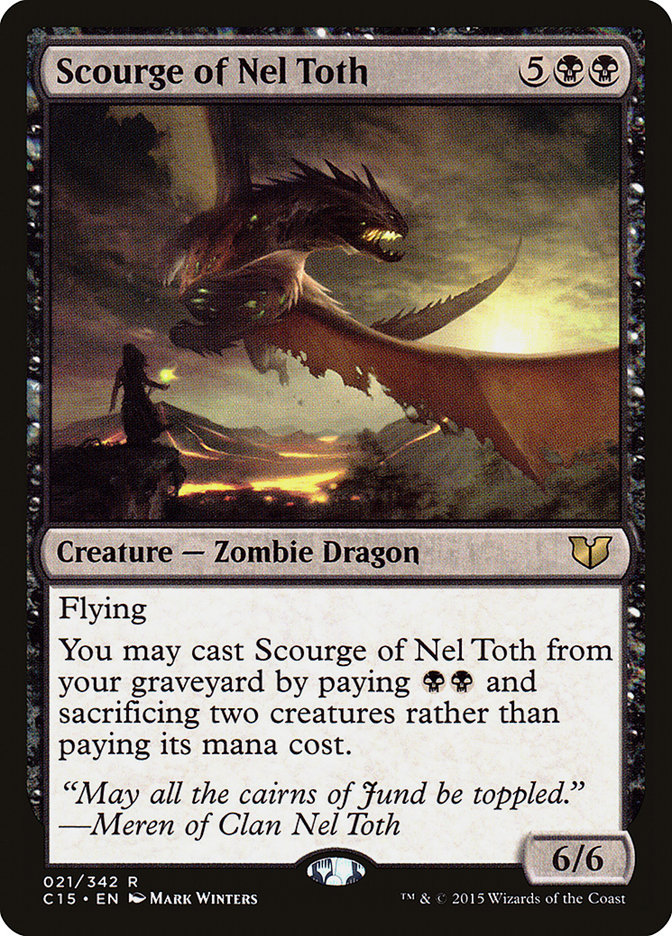 Scourge of Nel Toth [Commander 2015] | D20 Games