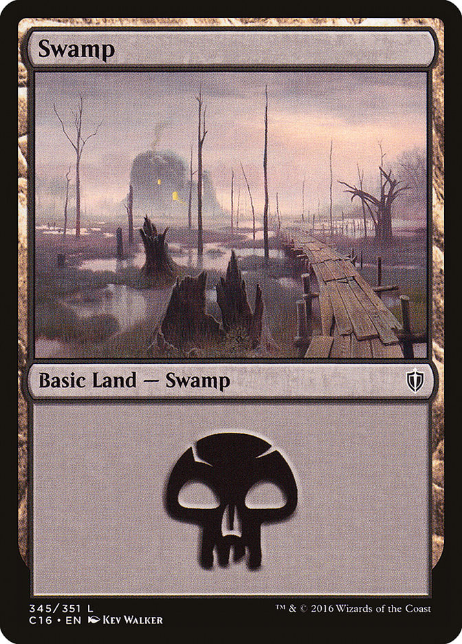 Swamp (345) [Commander 2016] | D20 Games