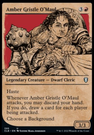 Amber Gristle O'Maul (Showcase) [Commander Legends: Battle for Baldur's Gate] | D20 Games