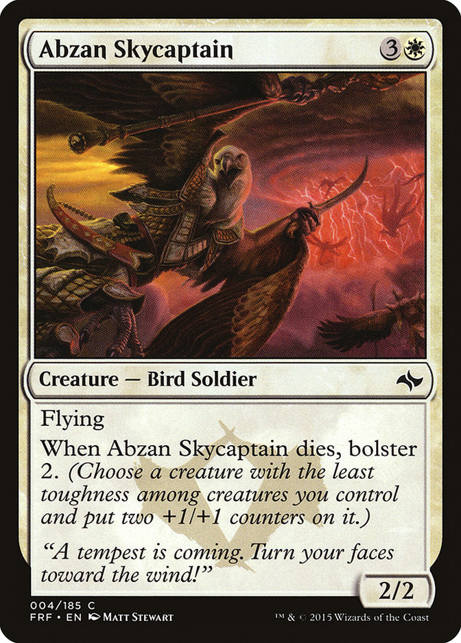 Abzan Skycaptain [Fate Reforged] | D20 Games