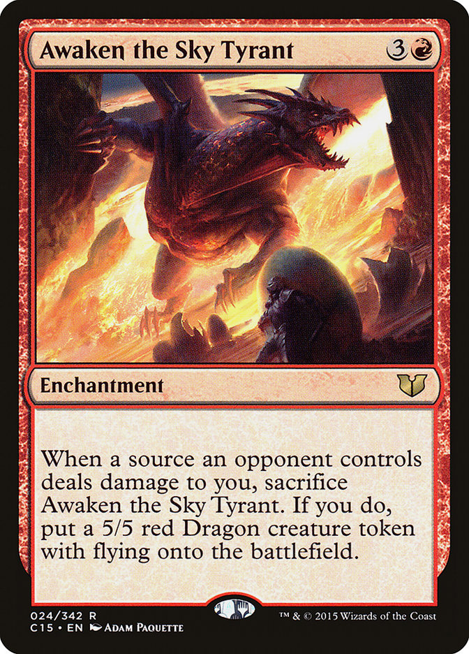 Awaken the Sky Tyrant [Commander 2015] | D20 Games