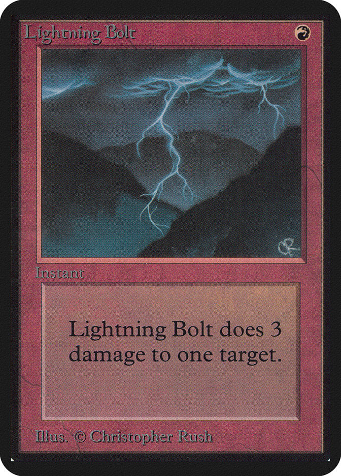 Lightning Bolt [Limited Edition Alpha] | D20 Games