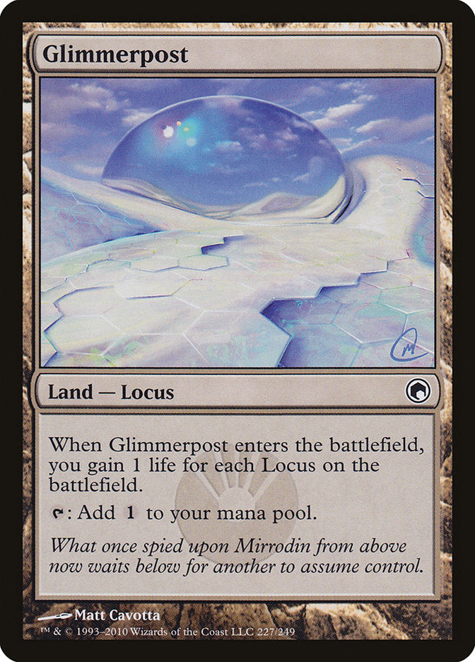 Glimmerpost [Scars of Mirrodin] | D20 Games