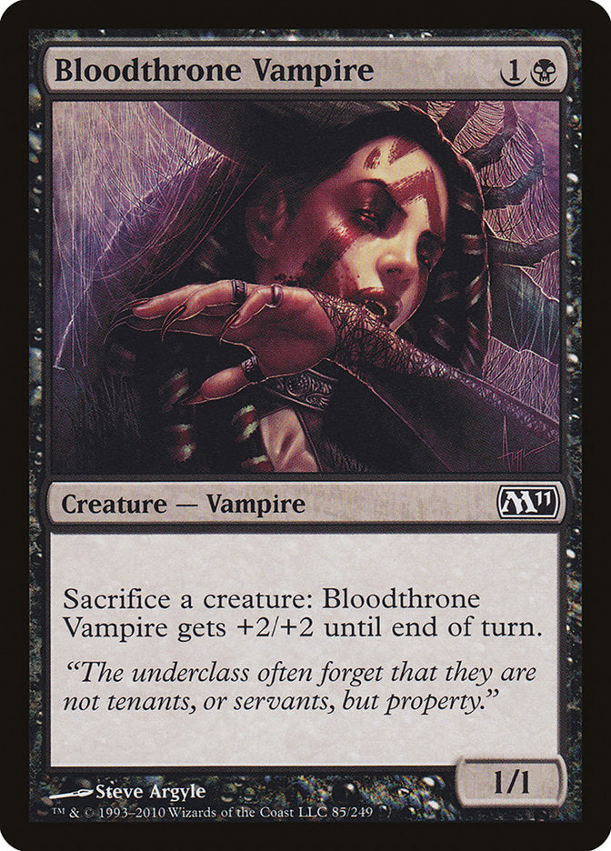 Bloodthrone Vampire [Magic 2011] | D20 Games