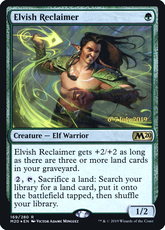 Elvish Reclaimer  [Core Set 2020 Prerelease Promos] | D20 Games