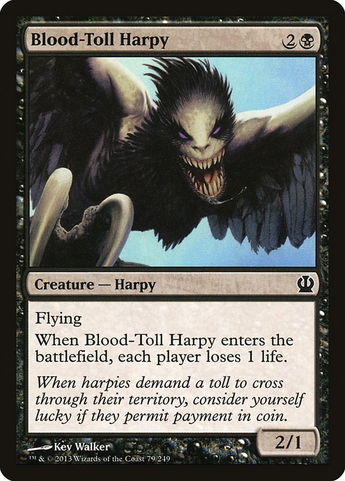 Blood-Toll Harpy [Theros] | D20 Games