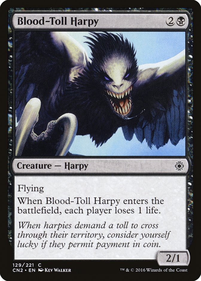 Blood-Toll Harpy [Conspiracy: Take the Crown] | D20 Games