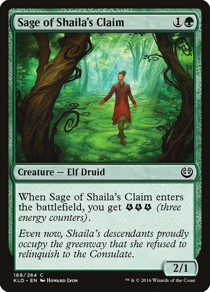 Sage of Shaila's Claim [Kaladesh] | D20 Games