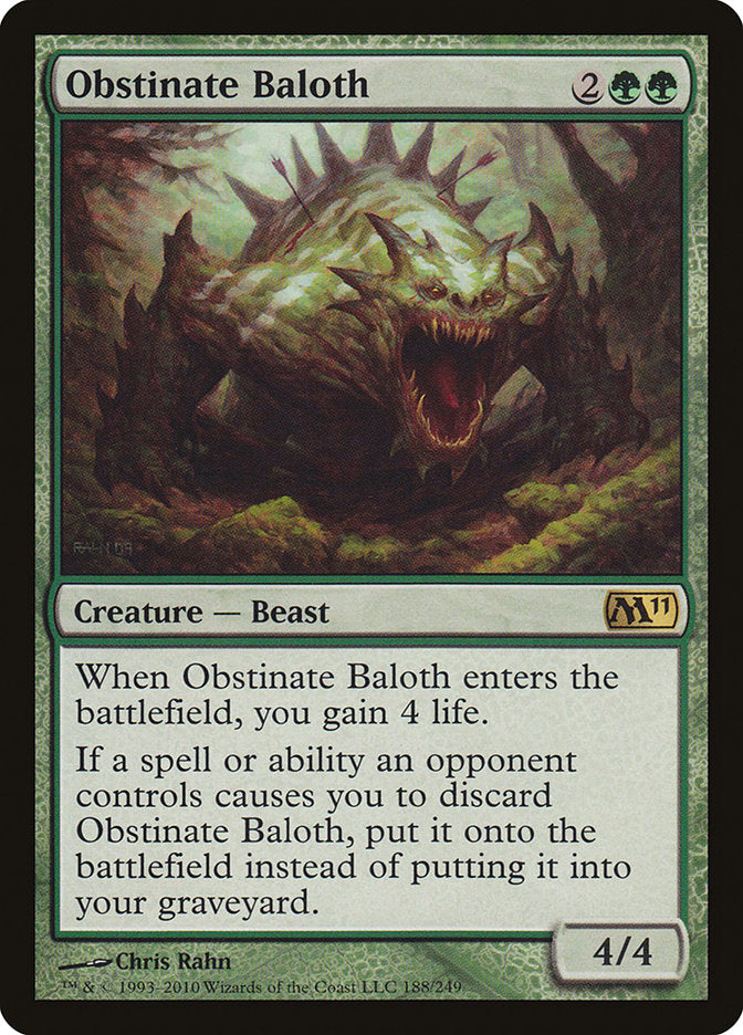 Obstinate Baloth [Magic 2011] | D20 Games