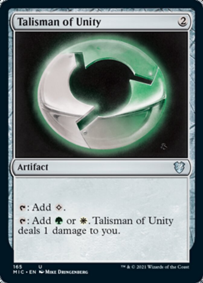 Talisman of Unity [Innistrad: Midnight Hunt Commander] | D20 Games