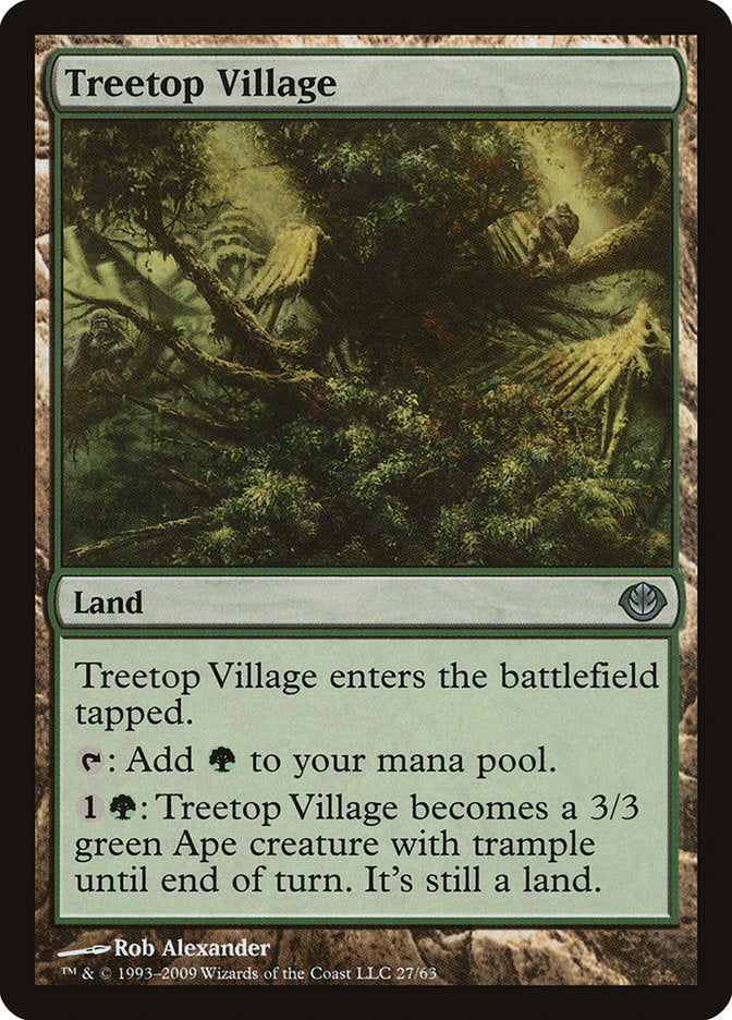 Treetop Village [Duel Decks: Garruk vs. Liliana] | D20 Games