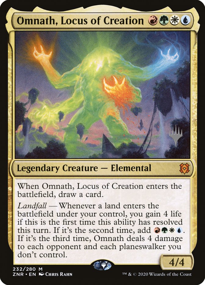 Omnath, Locus of Creation (Promo Pack) [Zendikar Rising Promos] | D20 Games