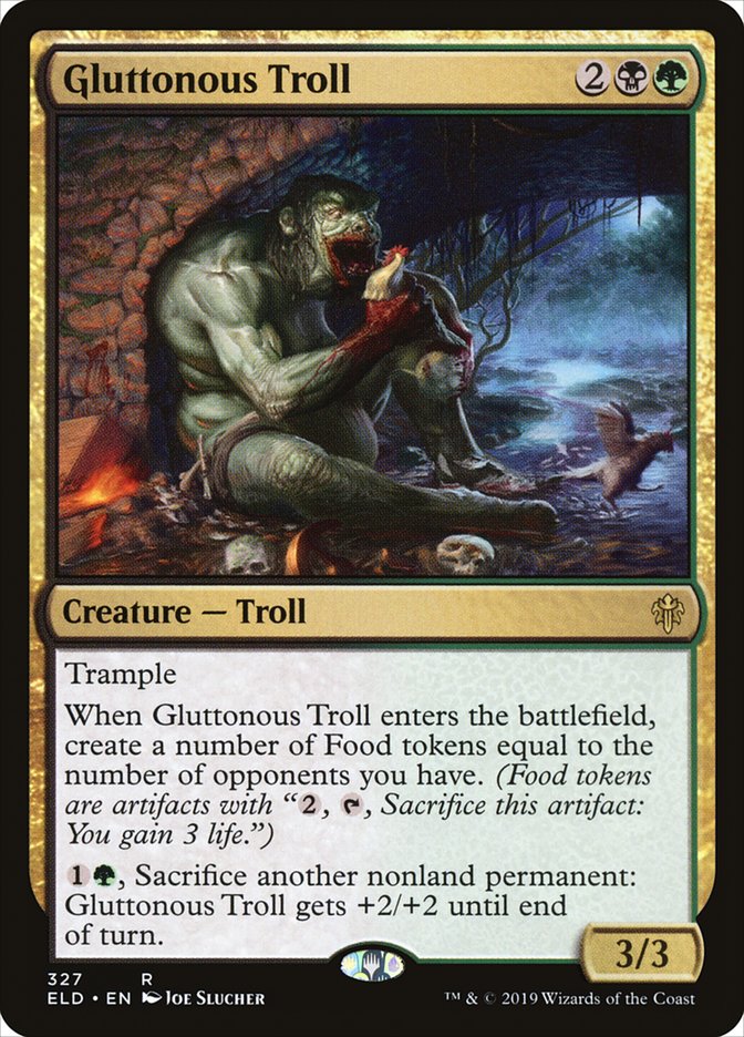Gluttonous Troll [Throne of Eldraine] | D20 Games