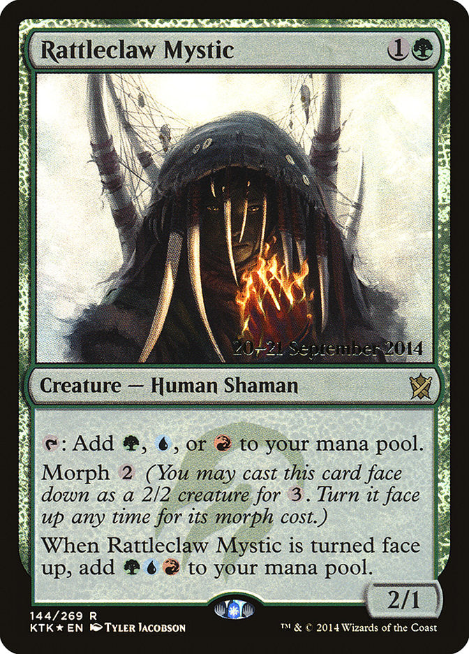 Rattleclaw Mystic  [Khans of Tarkir Prerelease Promos] | D20 Games