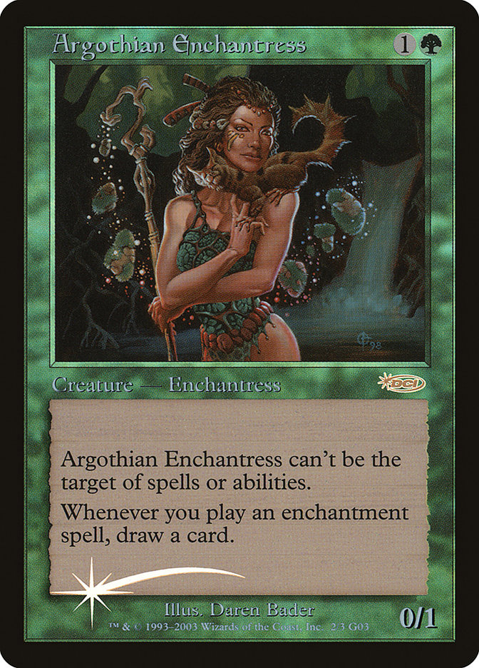 Argothian Enchantress [Judge Gift Cards 2003] | D20 Games