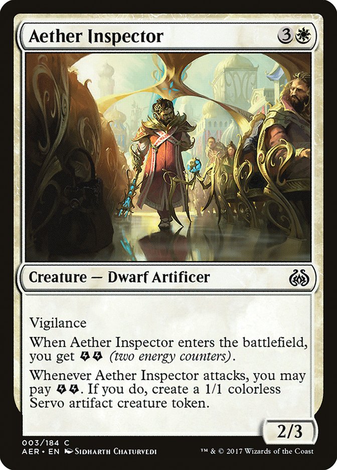 Aether Inspector [Aether Revolt] | D20 Games