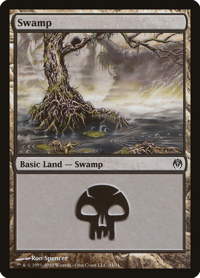 Swamp (34) [Duel Decks: Phyrexia vs. the Coalition] | D20 Games